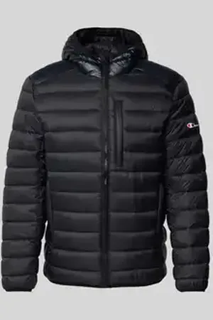 Champion Gewatteerd jack met labelprint