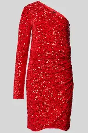 Pieces® Slim fit one shoulder-mini-jurk, model 