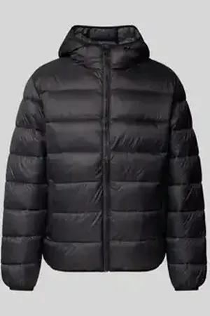 Champion Gewatteerd jack met labelprint