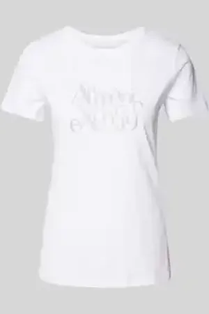 Armani Exchange T-shirt met labelprint