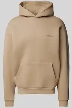 Review Oversized hoodie met labeldetail