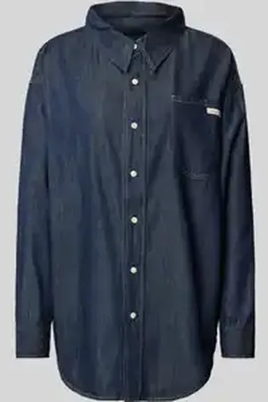 Calvin Klein Oversized jeansoverhemd met borstzak