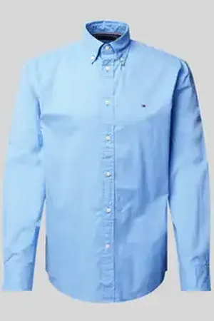 Tommy Hilfiger Regular fit vrijetijdsoverhemd met logostitching, model 