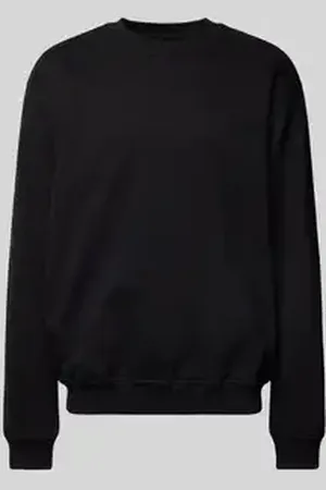 Woodbird Sweatshirt met labelstitching, model 