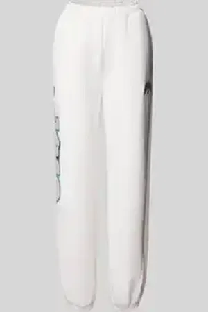 Love Scars Regular fit sweatpants met labelstitching