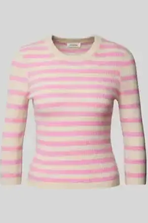American Vintage Korte gebreide pullover met 3/4-mouwen, model 