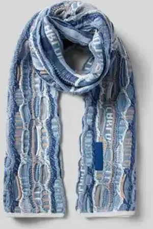 Carlo Colucci Sjaal met labeldetail