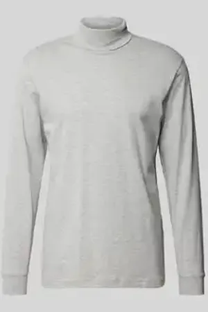 Ragman Shirt met lange mouwen en ribboorden