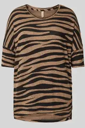 soyaconcept Gebreide pullover met ronde hals, model 