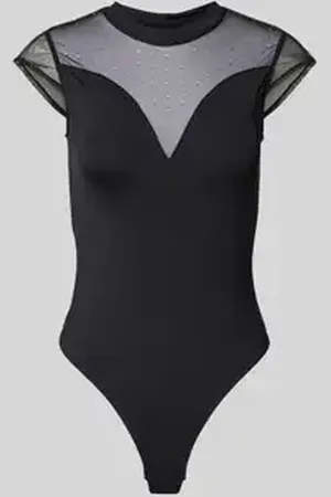Pieces® Body met strass-steentjes, model 