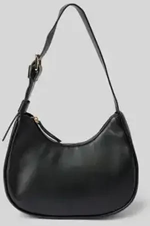 Seidenfelt Handtas met labelopschrift, model 