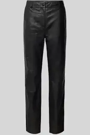 The Mercer Leren broek met Franse steekzakken
