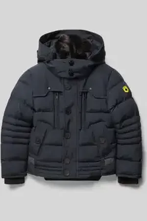 Wellensteyn Gewatteerd jack met labeldetail, model 