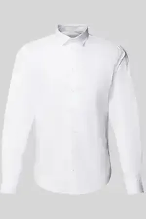 Casual Friday Slim fit vrijetijdsoverhemd met kentkraag, model 