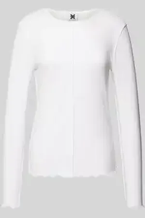Karo Kauer Shirt met lange mouwen en geschulpte zoom