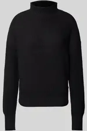 QS by s.Oliver Gebreide pullover met opstaande kraag