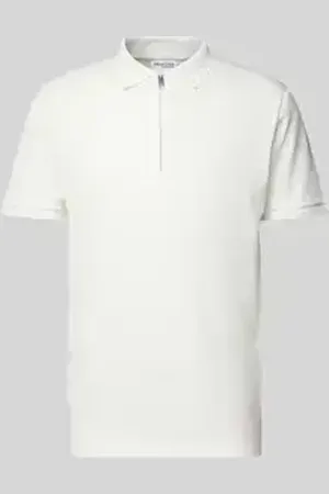 SELECTED Poloshirt met korte ritssluiting, model 