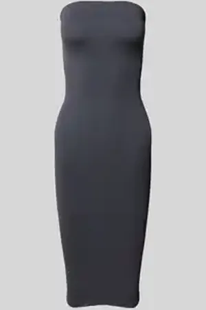 MAGIC Bodyfashion Midi-jurk in bandeaudesign