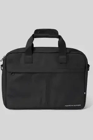 Tommy Hilfiger Laptoptas met labelstitching, model 