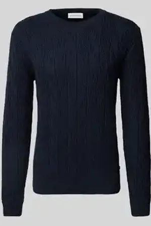 TOM TAILOR Gebreide pullover met ronde hals