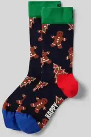 Happy Socks Sokken met labelopschrift, model 