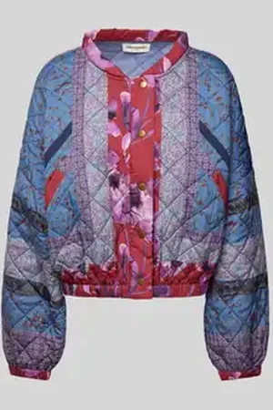 Lollys Laundry Gewatteerd jack met labelprint, model 