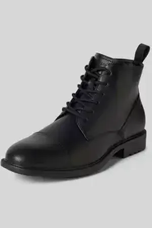 JACK & JONES Veterboots met label in reliëf, model 