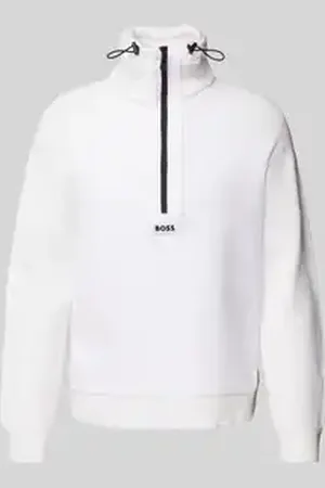 HUGO BOSS Sweatshirt met opstaande kraag, model 