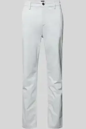 HUGO BOSS Slim fit chino met labeldetail