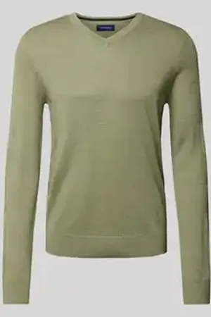 Christian Berg Gebreide pullover met V-hals