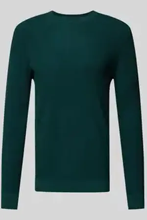 TOM TAILOR Regular fit gebreide pullover met geribde ronde hals