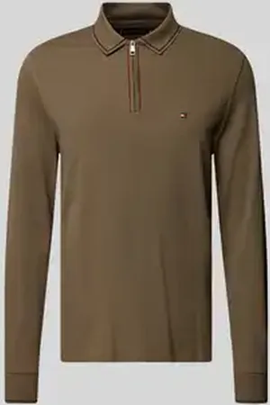 Tommy Hilfiger Slim fit poloshirt met labelstitching