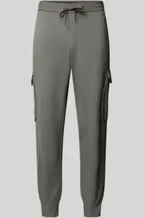 HUGO BOSS Tapered fit cargobroek met achterzak, model 