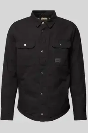 Vintage industries Overhemdjack met kentkraag, model 