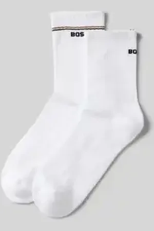 HUGO BOSS Sokken met labelstitching, model 