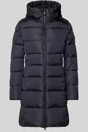 save the duck Gewatteerde lange jas met capuchon, model 