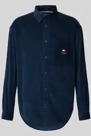 Tommy Hilfiger Relaxed fit vrijetijdsoverhemd met kentkraag en borstzak