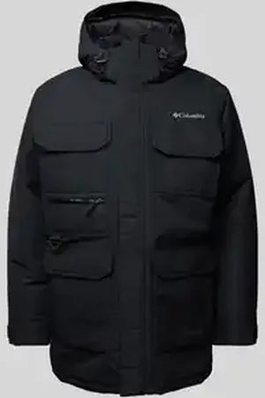Columbia Parka met labelprint, model 