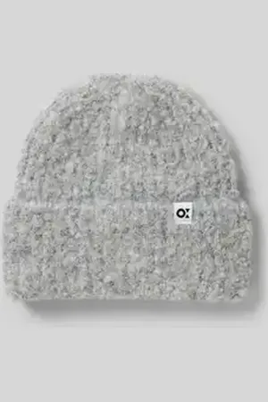 Opus Gebreide muts met logodetail