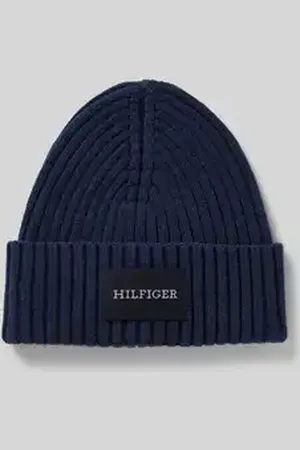 Tommy Hilfiger Muts met labelpatch, model 