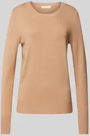 Christian Berg Gebreide pullover met ronde hals