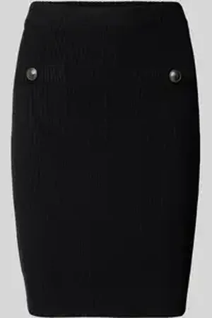 Guess Gebreide rok met sierknopen, model 