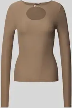 Guess Shirt met lange mouwen en druppelvormige hals, model 