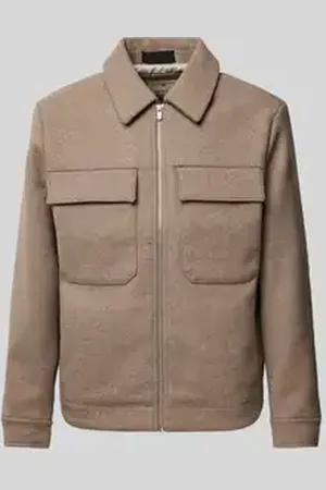 JACK & JONES Regular fit overhemdjack met ritssluiting, model 