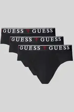 Guess Slip met elastische band met logo, model 