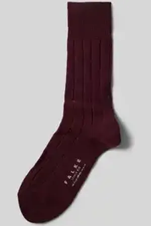 Falke Sokken met labeldetail, model 