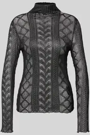 Luisa Cerano Gebreide pullover met ajourpatroon