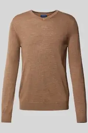 Christian Berg Gebreide pullover met V-hals