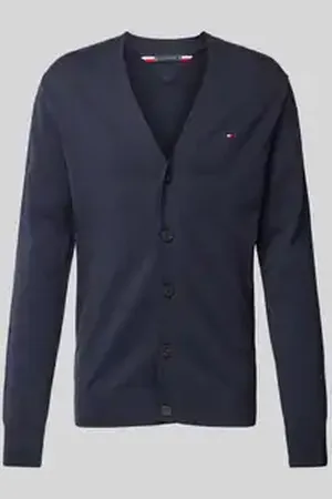 Tommy Hilfiger Gebreid vest met labelstitching