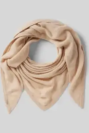 Seeberger Sjaal van puur kasjmier met labeldetail
